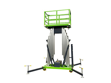 移动式铝合金升降机 小型载人升降梯 高空作业平台 液压升降平
